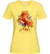 Женская футболка 2026 Рік вогняного коня Лимонный Женская футболка 2026 Рік вогняного коня Лимонный фото