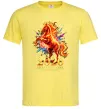 Мужская футболка 2026 Рік вогняного коня Лимонный Мужская футболка 2026 Рік вогняного коня Лимонный фото