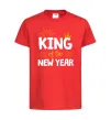Детская футболка King of the year Красный фото
