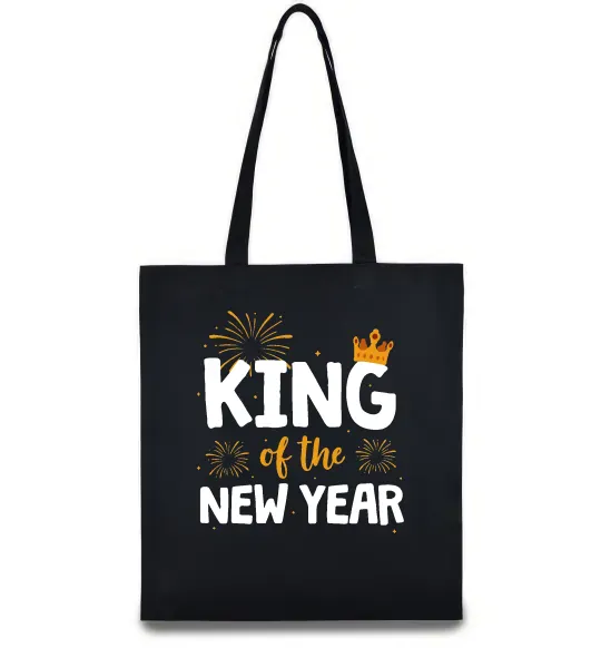 Еко-сумка King of the year Чорний фото