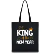 Еко-сумка King of the year Чорний фото