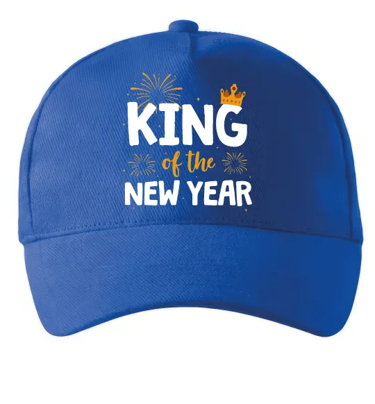 Кепка King of the year Ярко-синий фото