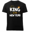 Мужская премиум футболка King of the year Черный фото