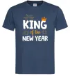 Мужская футболка King of the year Темно-синий фото