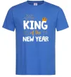 Мужская футболка King of the year Ярко-синий фото