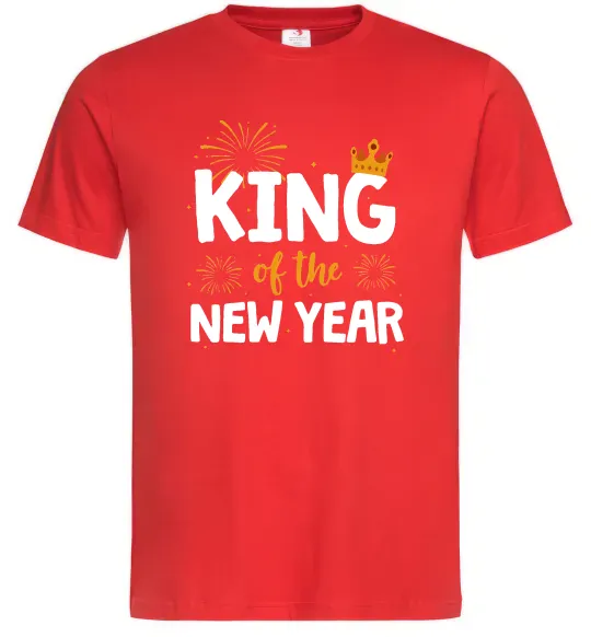 Мужская футболка King of the year Красный фото