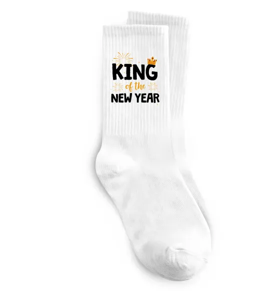 Носки King of the year Белый фото