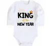 Детский боди King of the year Белый фото