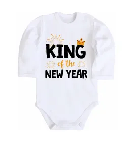 Детский боди King of the year Белый фото