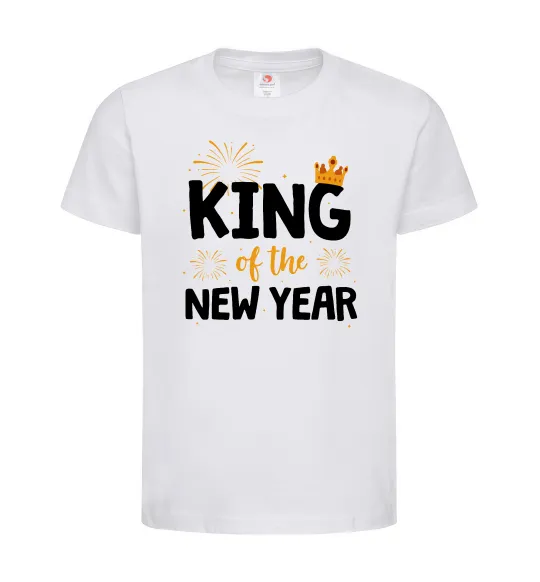 Детская футболка King of the year Белый фото