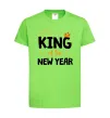Детская футболка King of the year Лаймовый фото
