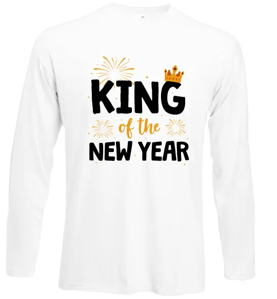 Лонгслів King of the year Білий фото