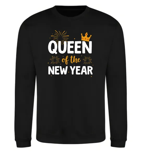 Світшот Queen of the year Чорний фото