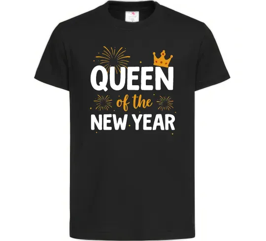 Дитяча футболка Queen of the year Чорний фото