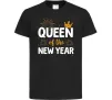 Дитяча футболка Queen of the year Чорний фото