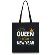 Еко-сумка Queen of the year Чорний фото