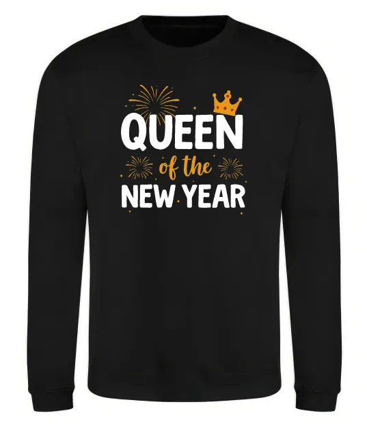 Свитшот Queen of the year Черный фото