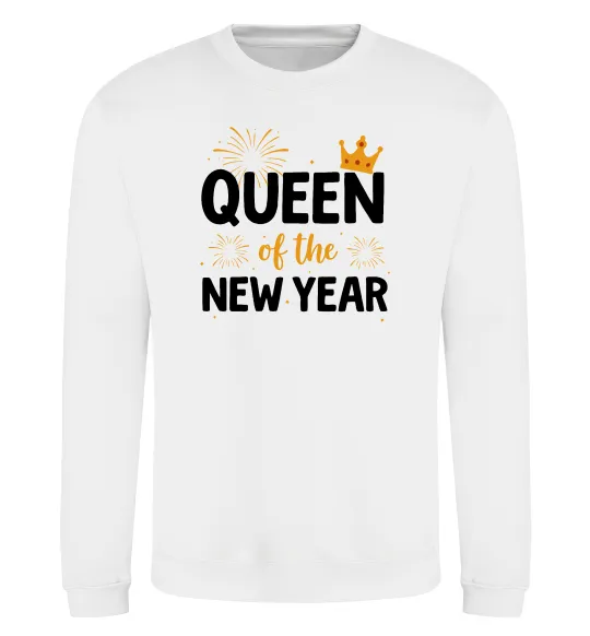 Світшот Queen of the year Білий фото