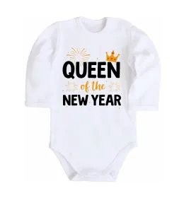 Детский боди Queen of the year Белый фото