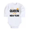 Дитячий бодік Queen of the year Білий фото