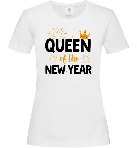 Жіноча футболка Queen of the year Білий фото