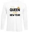 Лонгслив Queen of the year Белый фото
