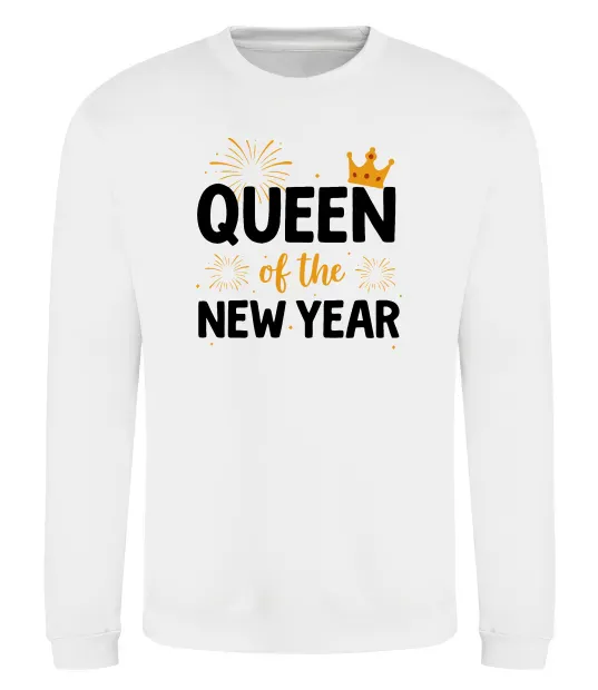 Свитшот Queen of the year Белый фото