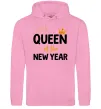 Женская толстовка (худи) Queen of the year Розовый фото