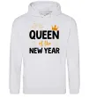 Женская толстовка (худи) Queen of the year Серый меланж фото
