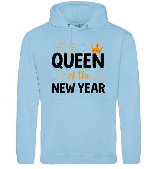 Женская толстовка (худи) Queen of the year Голубой фото