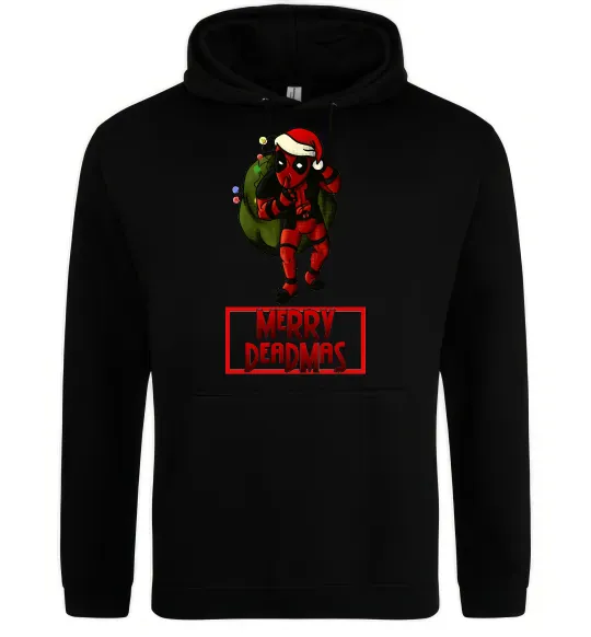 Чоловіча толстовка (худі) Merry Deadmas Чорний фото