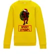 Детский Свитшот Merry Deadmas Солнечно желтый фото