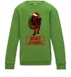 Детский Свитшот Merry Deadmas Лаймовый фото