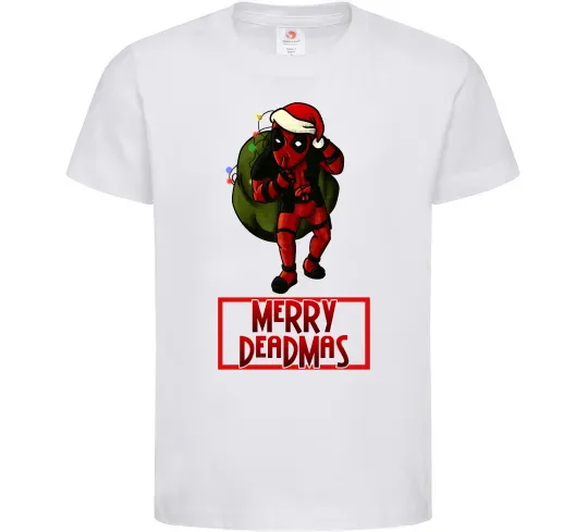 Детская футболка Merry Deadmas Белый фото