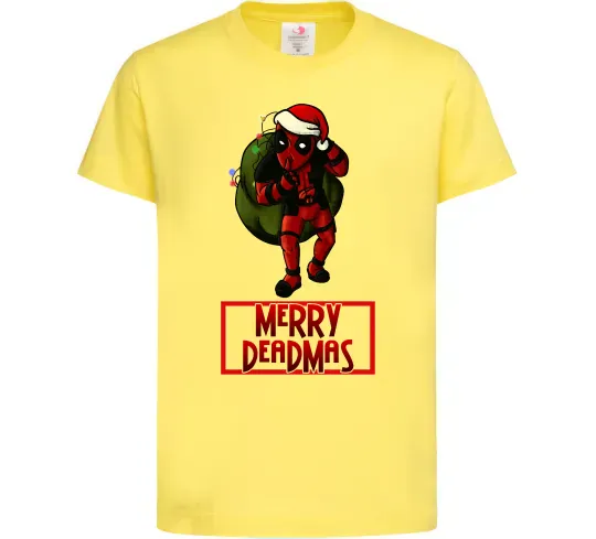 Детская футболка Merry Deadmas Лимонный фото