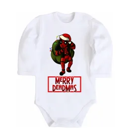 Детский боди Merry Deadmas Белый фото