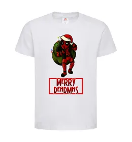 Детская футболка Merry Deadmas Белый фото