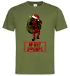 Чоловіча футболка Merry Deadmas Оливковий фото
