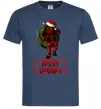 Чоловіча футболка Merry Deadmas Темно-синій фото