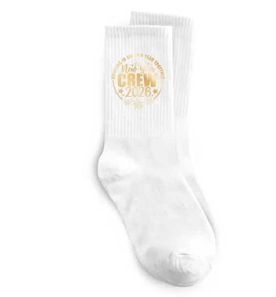 Носки New Year crew 2026 Белый фото