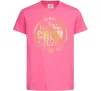 Дитяча футболка New Year crew 2026 Яскраво-рожевий фото