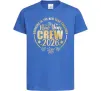Дитяча футболка New Year crew 2026 Яскраво-синій фото