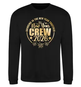 Свитшот New Year crew 2026 Черный фото