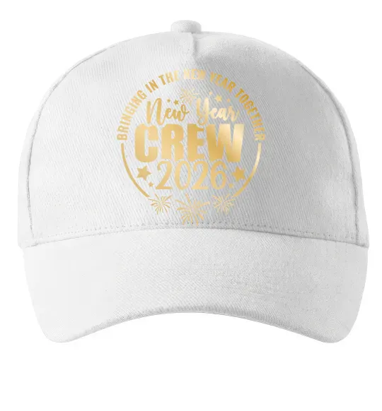Кепка New Year crew 2026 Белый фото