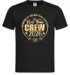Мужская футболка New Year crew 2026 Черный фото