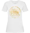 Жіноча футболка New Year crew 2026 Білий фото