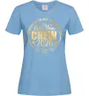 Жіноча футболка New Year crew 2026 Блакитний фото