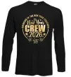 Лонгслив New Year crew 2026 Черный фото