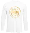 Лонгслив New Year crew 2026 Белый фото
