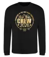 Свитшот New Year crew 2026 Черный фото